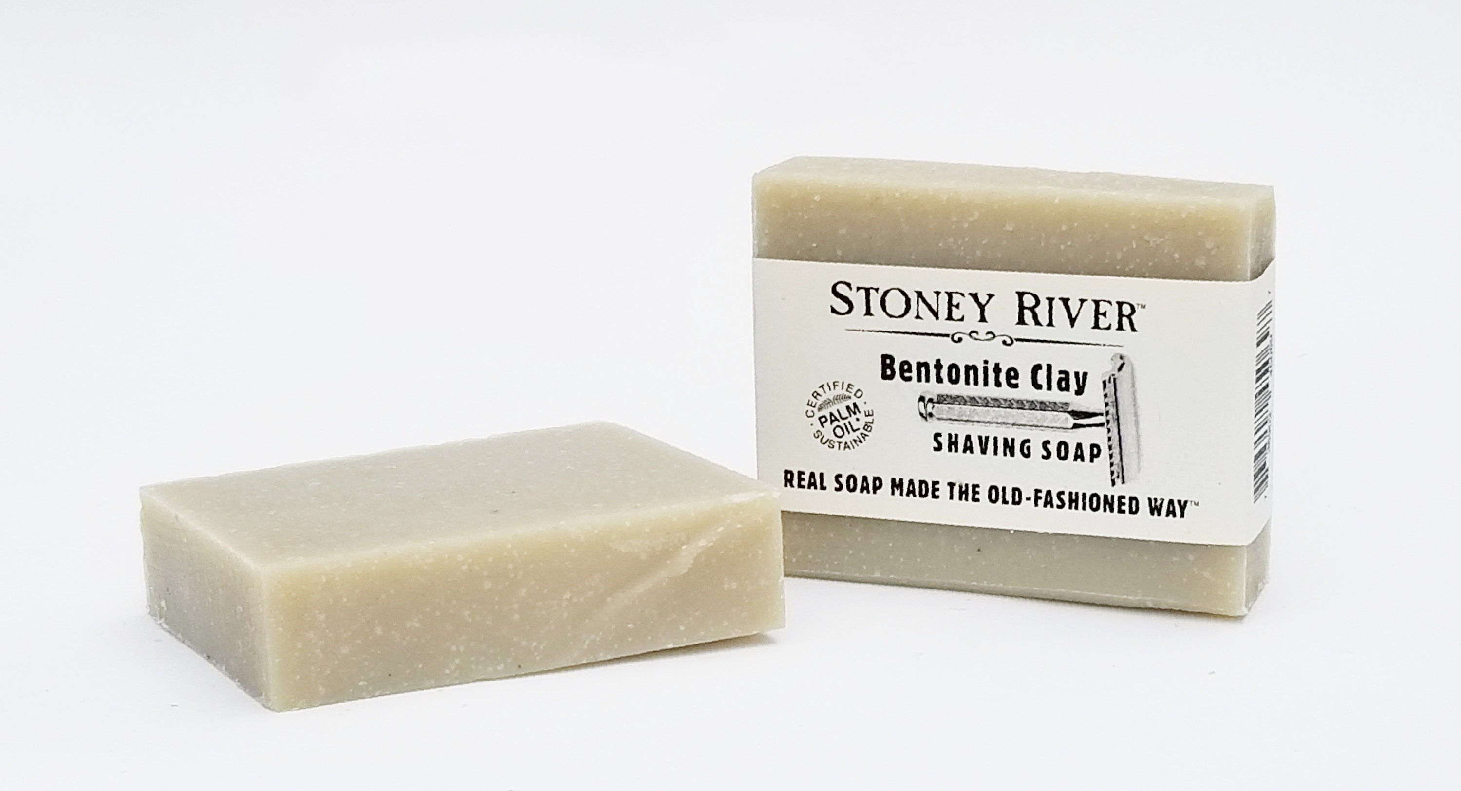 Shaving soap Bentonite Clay Natural Soap, Handmade Soap, Cold Process…