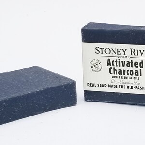Activated charcoal soap,  detox soap,  face soap, all natural soap