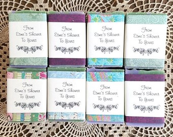 70 Baby Shower Favors,customized soap favor,rustic bridal shower,custom birthday favor,guest soap,baby shower party favors,airbnb,mini soaps