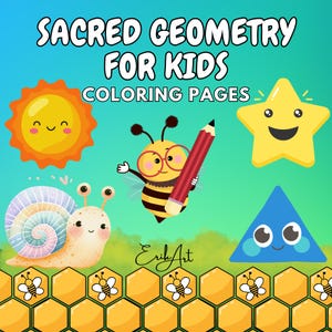 Sacred Geometry for Kids. 100 Activities & Coloring Pages. Best Selling Digital Products 2026. Digital Products (PDF Download)