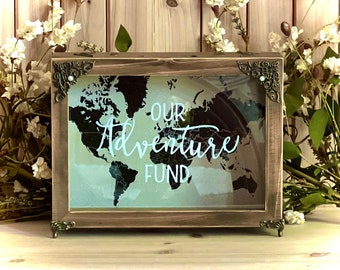 Our Aventure Fund Bank - Gifts for the Couple - Mr. & Mrs. Gift - Vacation Fund Bank - Adventure Fund Bank