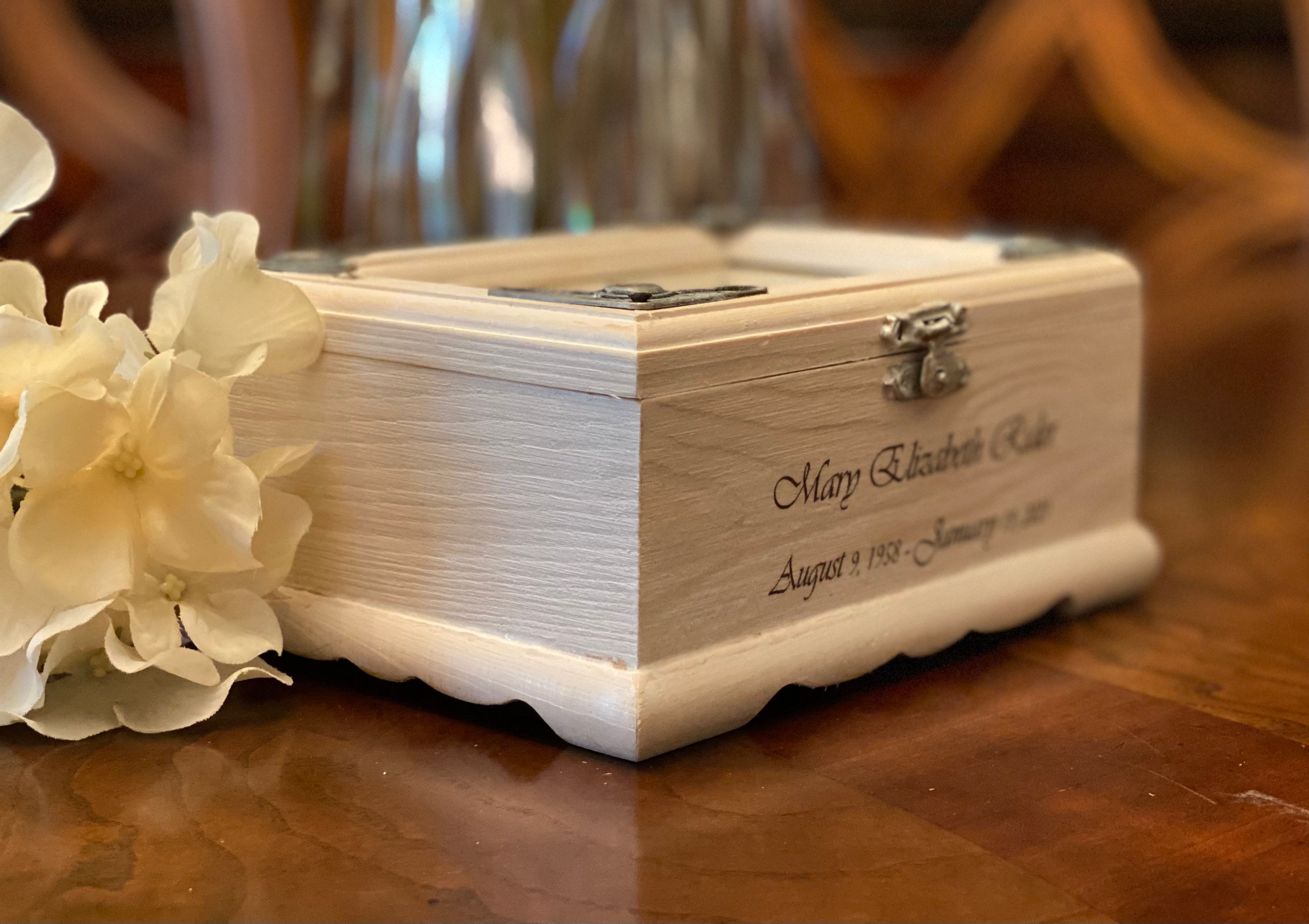 Moms Memory Box Memorial Box Personalized Memory Box Etsy