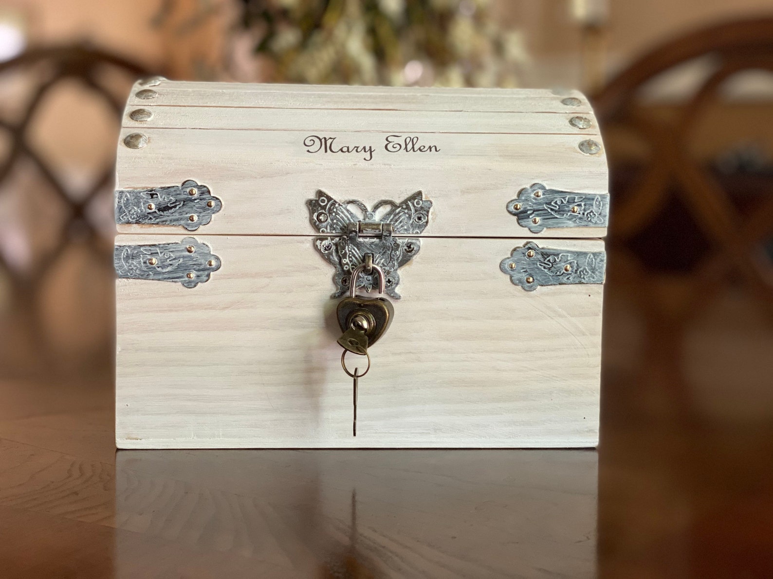 Girls Keepsake Box With Lock Girls Graduation Gift Box Etsy