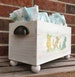 Winnie The Pooh Diaper Crate - Personalized Baby Decor - Alternative Baby Shower Gift Bag - Nursery Book Case - Vintage Pooh 