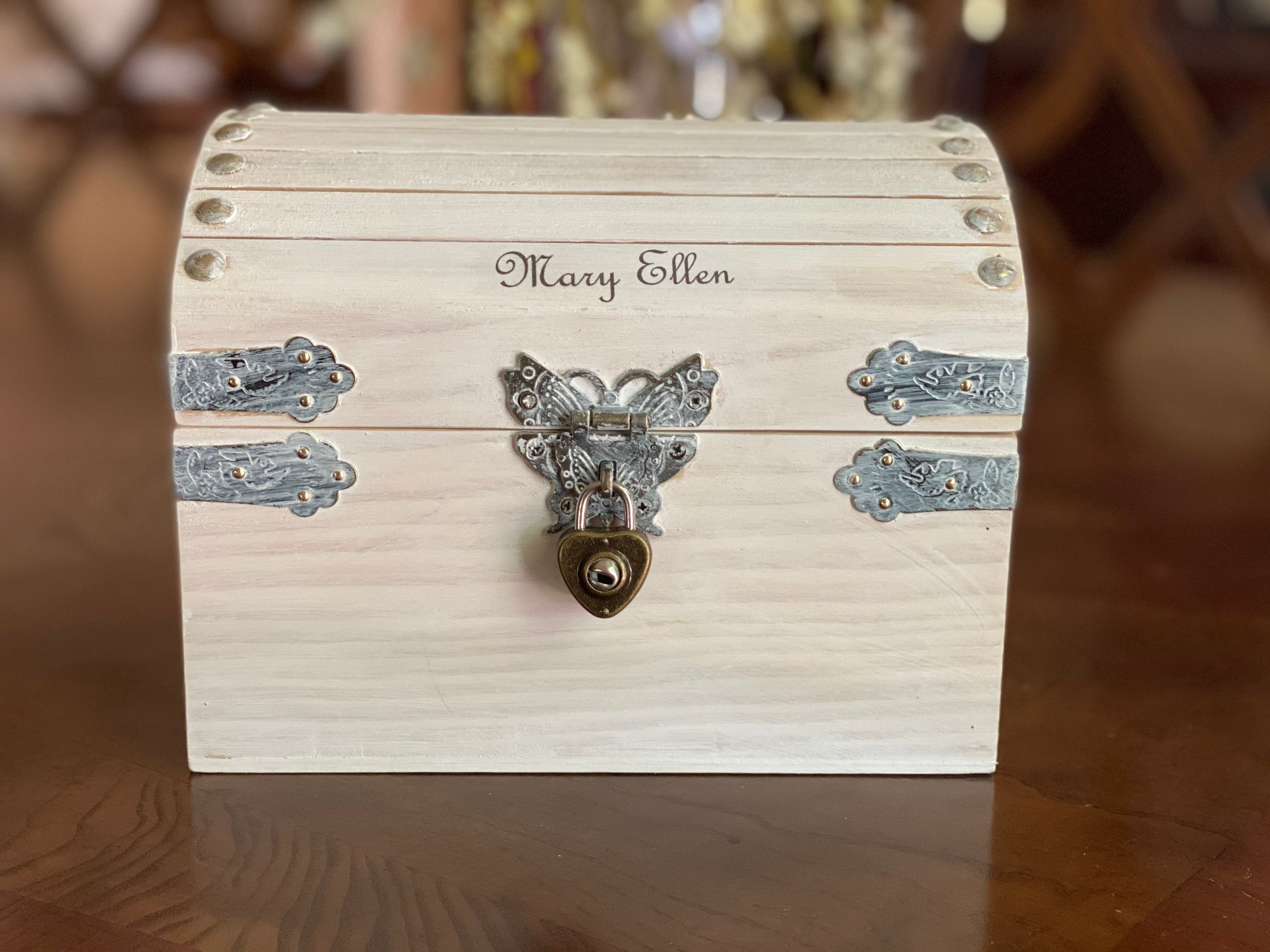 Girls Keepsake Box With Lock Girls Graduation Gift Box Etsy