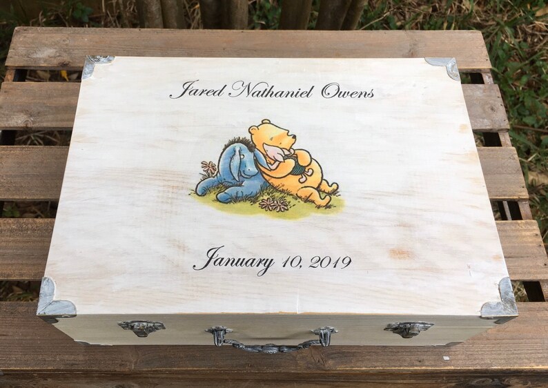 Winnie The Pooh Baby Shower Gift Personalized Baby Gift Etsy