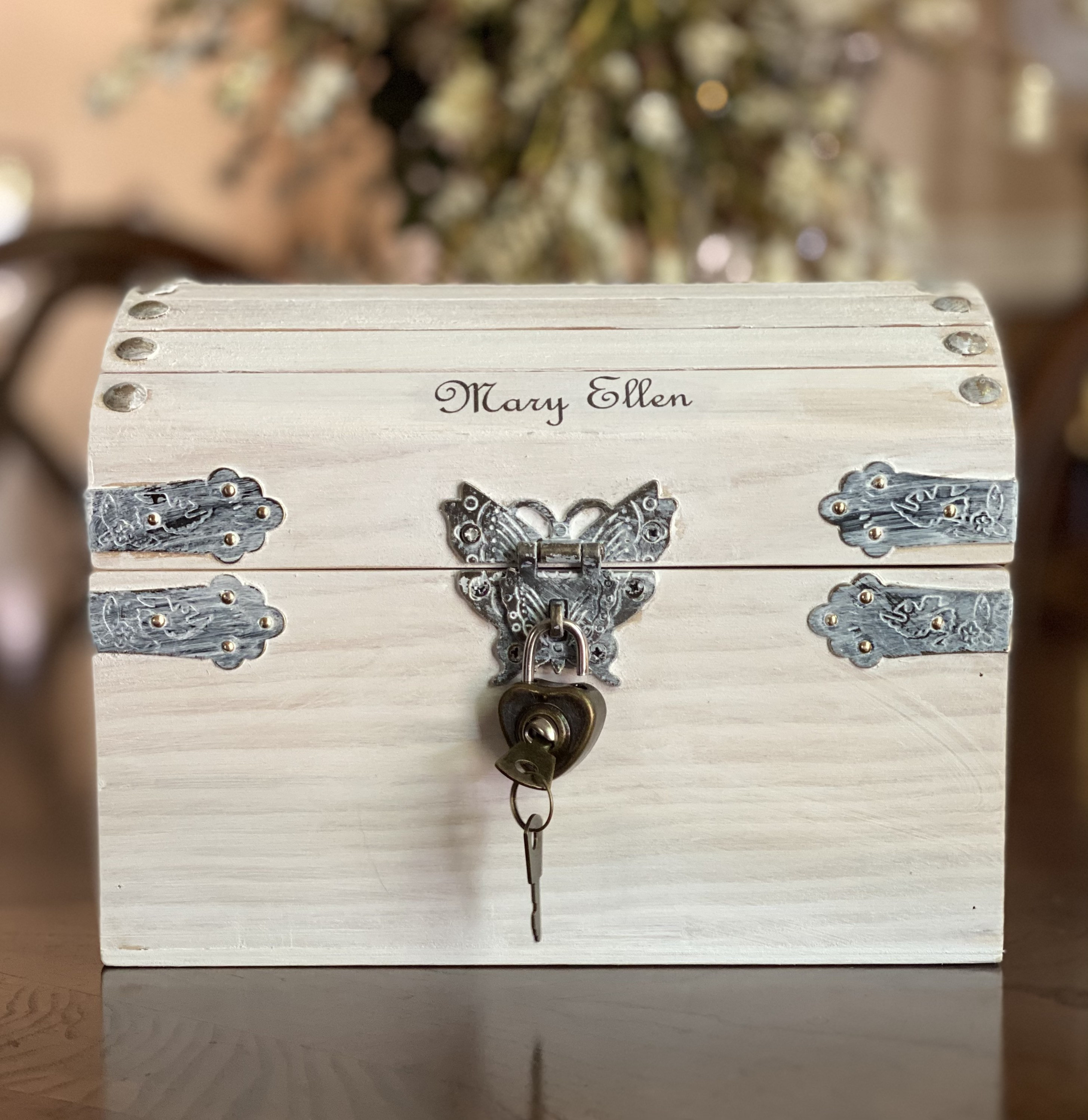 Girls Keepsake Box With Lock Girls Graduation Gift Box Etsy