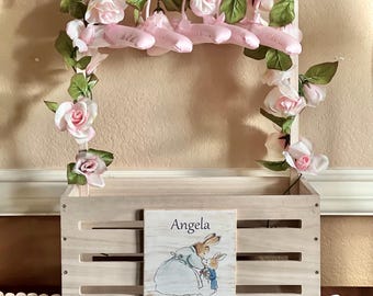 Peter Rabbit, Baby Shower Closet Crate, Mrs. Rabbit, Peter Rabbit Clothes Dividers, Baby Shower Gift Basket, Beatrice Potter