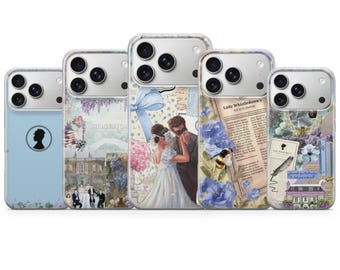 Bridgertone Phone Case Lady Whisthledown Cover for iPhone 17, 16Pro, 15, 14, 13, 12, Samsung S25, S24, S23, S22, A16, A56, A55, Pixel 10Pro