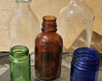 Five Vintage Glass Bottles to Start Your Collection