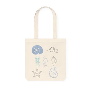 Seaside Woven Tote Bag | Beach Bag, Eco-Friendly, Travel Tote, Summer Accessory, Gift for Her