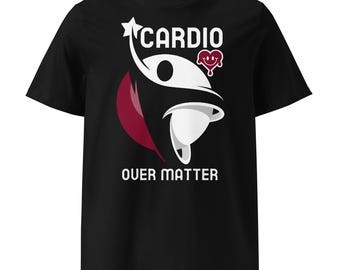 Cardio Over Matter. Motivierendes Fitness Workout T-Shirt