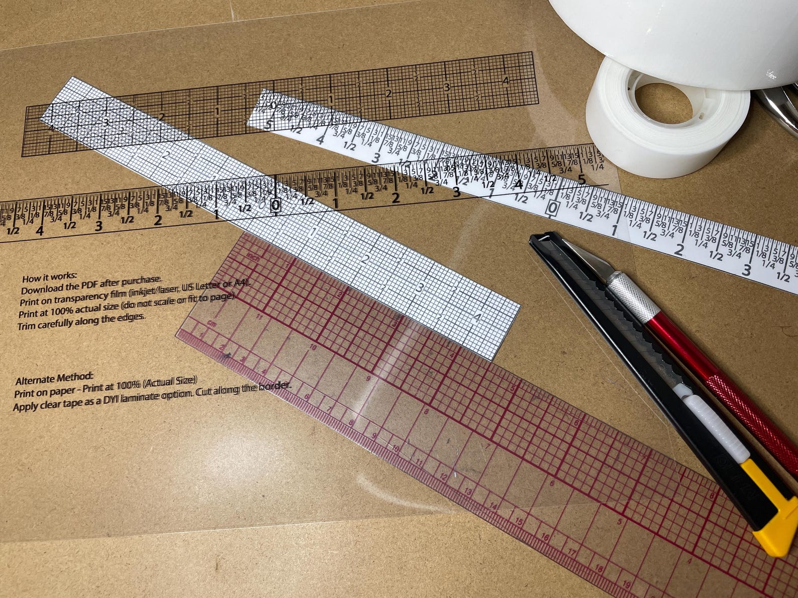 Center-finding Ruler (4.5