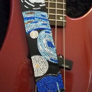 Starry Starry Night guitar strap
