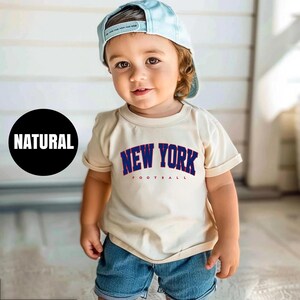 New York Football Vintage Toddler T-Shirt,Retro New York Kids,Oversized Football Youth,New York Football Fan Gift
