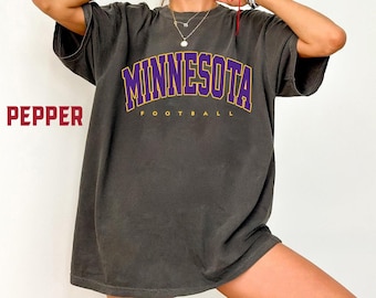 Vintage Minnesota Football Shirt Comfort Colors, Football Minnesota, Minnesota Football Fan Gift, Retro Football Tee, For Women & Men