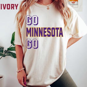 Comfort Colors Minnesota Football Shirt, Minnesota Football Sweatshirt, Vintage Style Minnesota Football shirt, Minnesota Football fan Gift