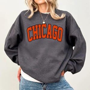 Chicago Football Sweatshirt, Chicago Football Tshirt, Vintage Style Chicago Football Sweater, Chicago Football Fan Gift
