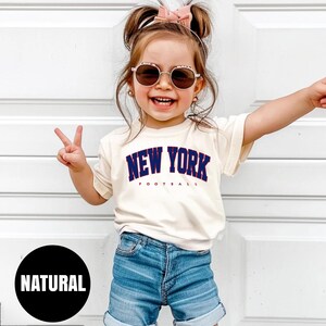 New York Football Vintage Toddler T-Shirt,Retro New York Kids,Oversized Football Youth,New York Football Fan Gift