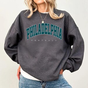 Philadelphia Football Sweatshirt, Philadelphia Football Tshirt, Vintage Style Philadelphia Football Sweater, Philadelphia Football Fan Gift