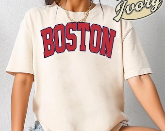 Vintage Boston Baseball Shirt Comfort Colors, Baseball Boston, Boston Baseball Fan Gift, Retro Baseball Tee, For Women & Men