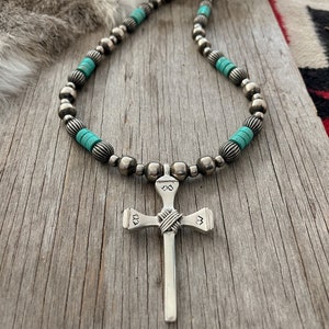 Handmade Navajo Pearl Pendant Necklace ~ Simple yet powerful, a true labor of love! ~ Limited Quantity!