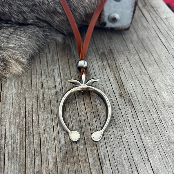 Naja Pendant on Leather ~ Adjustable