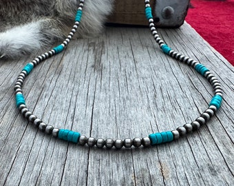 Navajo Peal Necklace Fo Women, Westen Bow Peal Necklace