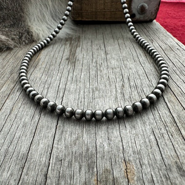 Handmade Navajo Pearls Necklace All 6mm~ Choose Length