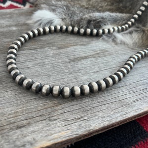 Handmade Navajo Pearl Necklace All 10mm Choose Length Bold & Beautiful image 4