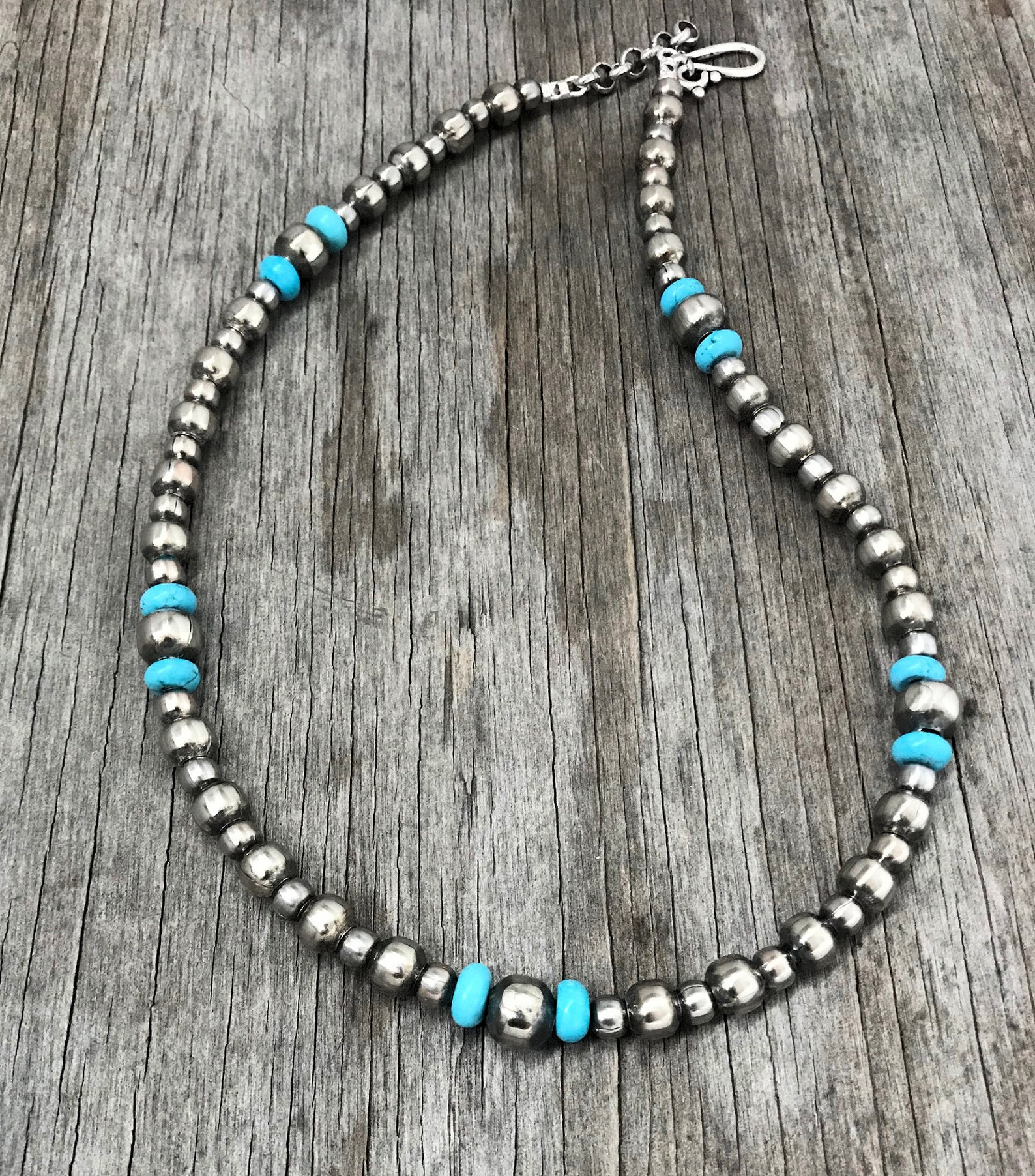 Navajo Pearls & Turquoise Necklace 6 8 10 mm Choose Etsy