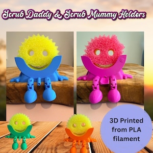 Scrub Daddy & Scrub Mummy Holders | Kitchen sponge | Kitchen decor