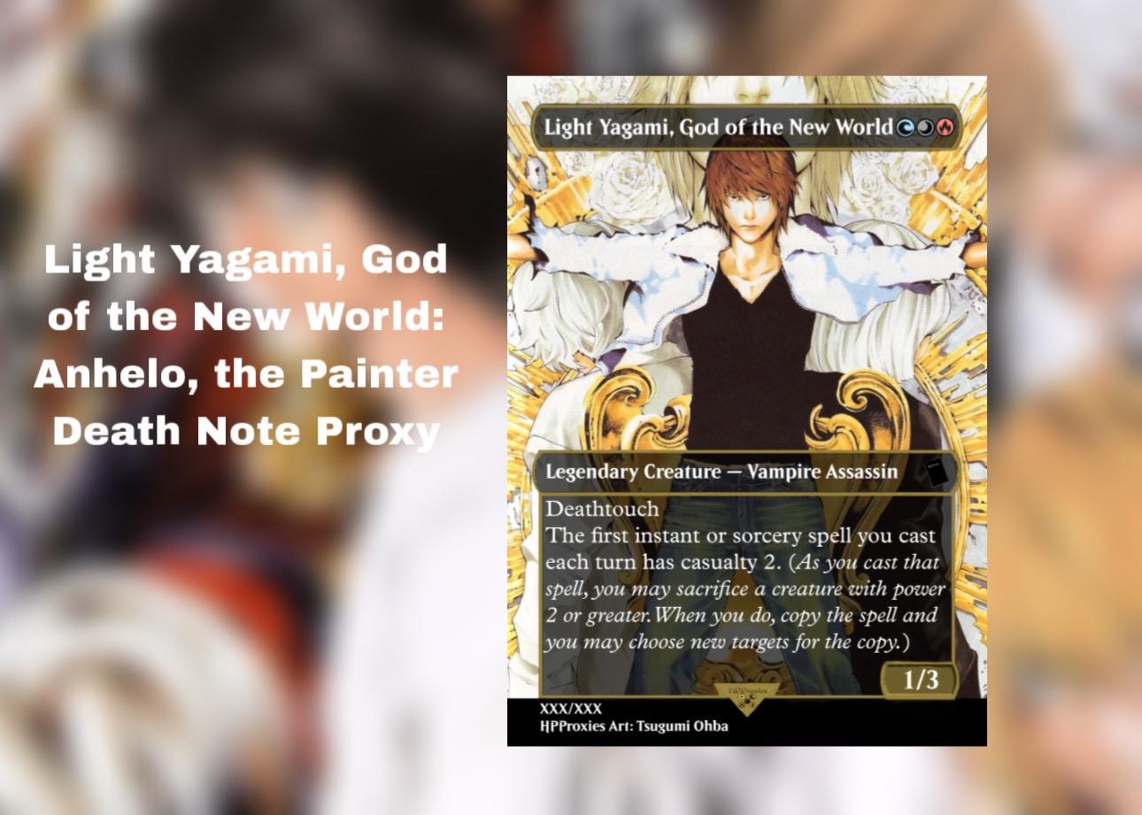 L Death Note Card - Etsy