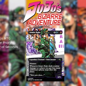 Jotaro Kujo Commander Proxy Single: Obeka, Splitter of Seconds MTG