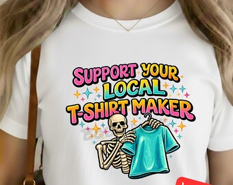 Skeleton T-Shirt Maker PNG – Sarcastic Shirt Design (Digital Download