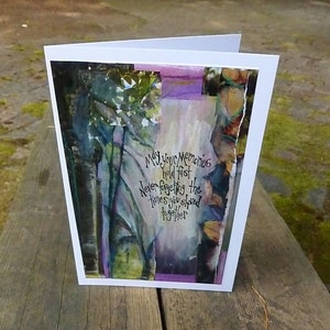 SYMPATHY Card, Remembrance or Gratitude Card, Care & Compassion Card, A Great Memorial Card That Says You Care, MEMORIES image 1