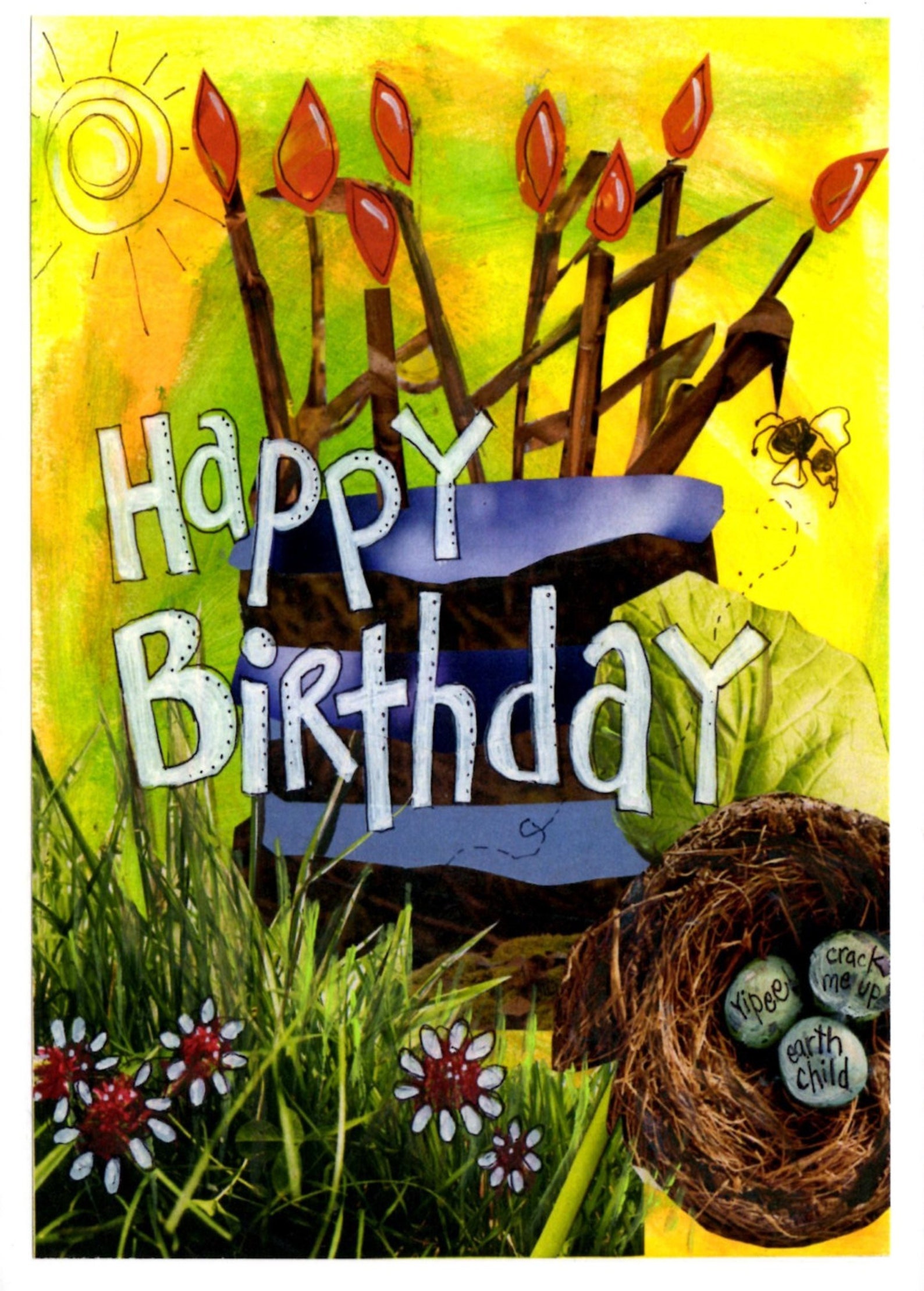 HAPPY BIRTHDAY A Wonderful Card for Nature Lovers Gardeners | Etsy