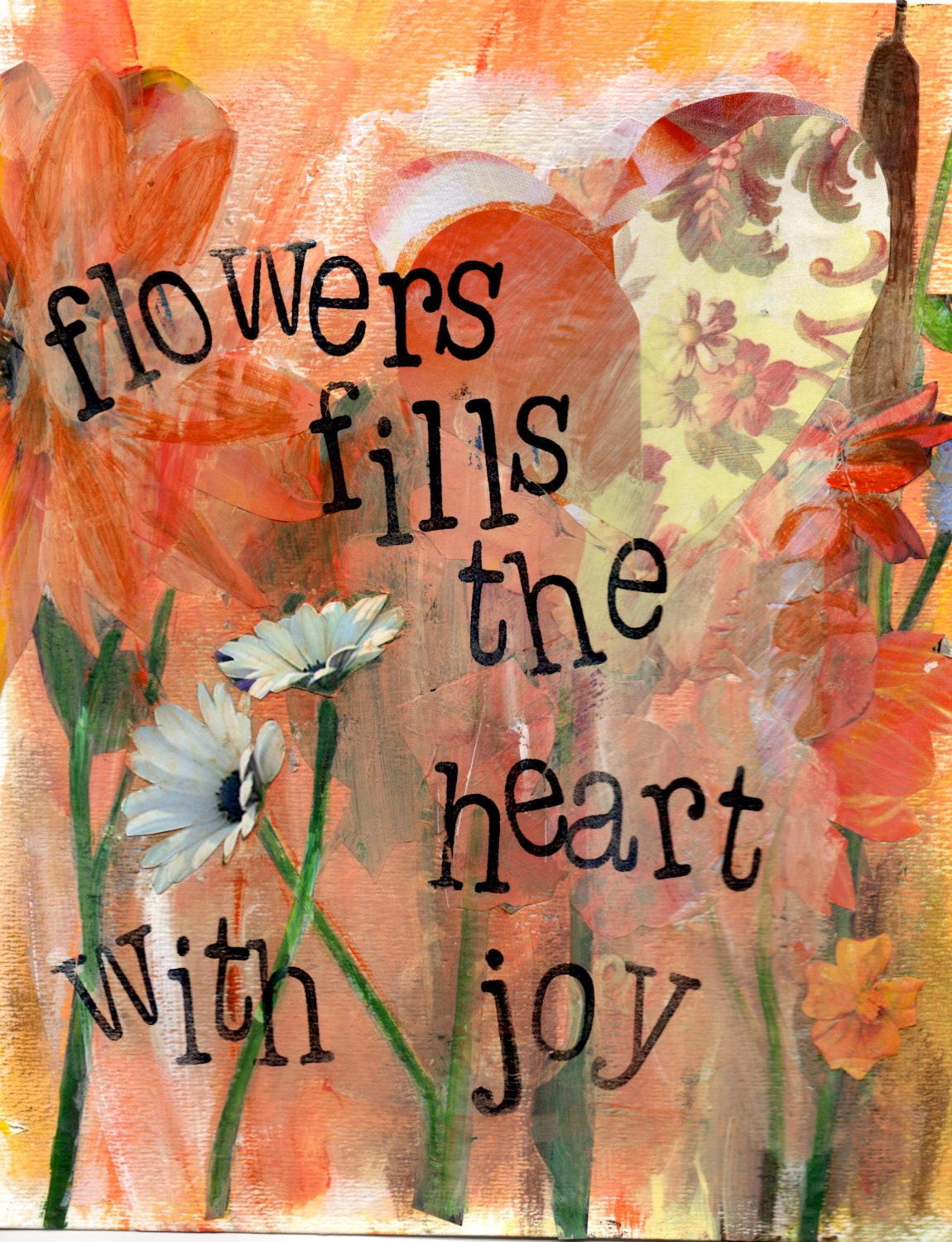 FLOWERS & JOY A Great Gift for those who love Gardening and Etsy