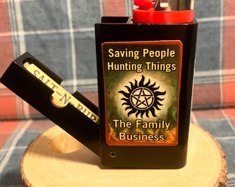 Supernatural Salt N Burn Lighter Case