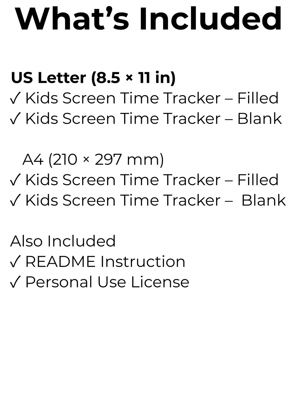 Kids Screen Time Tracker Printable | Screen Time Rules Chart for Kids ...