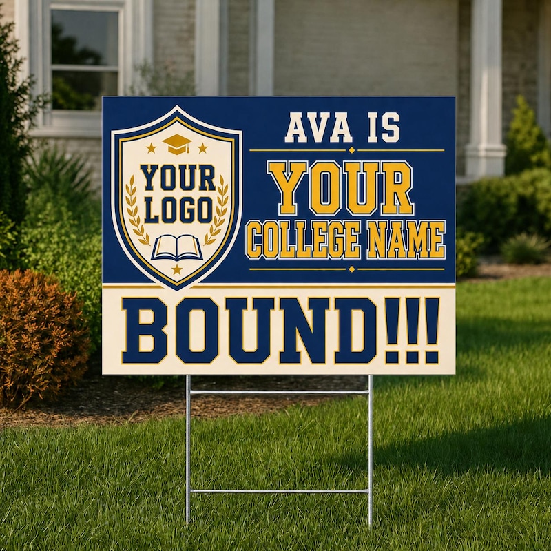 College Yard Sign - Etsy