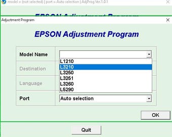 Epson L3210 Resetter Software | Waste Ink Pad Reset Utility (Digital Download)
