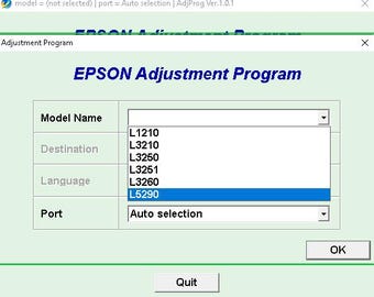 Epson L5290 Resetter Software | Waste Ink Pad Reset Utility (Digital Download)