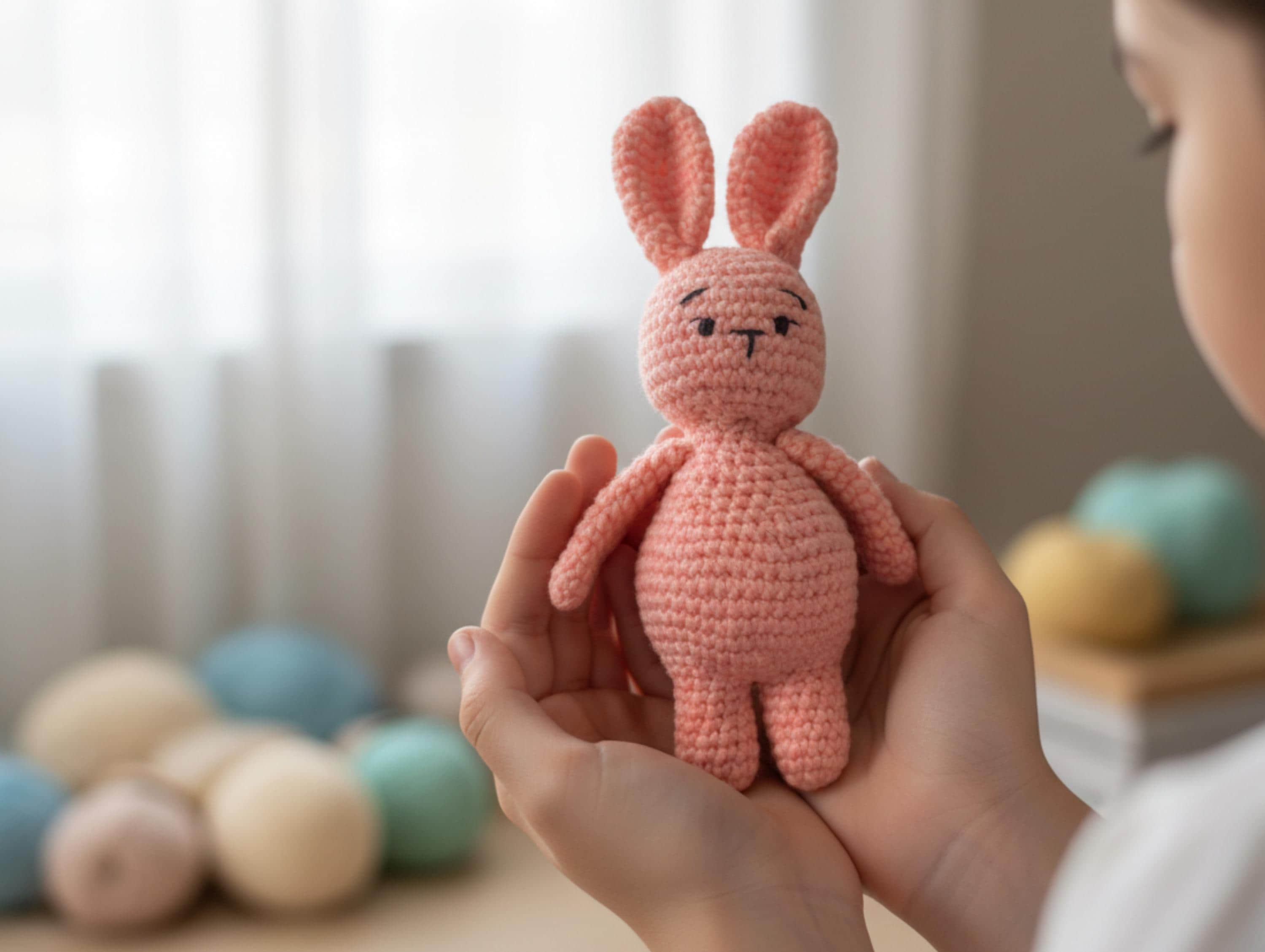 Pink Bunny Amigurumi Crochet Pattern | Beginner Friendly (PDF Pattern