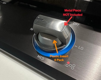 Adaptador para perilla de estufa de gas Samsung / Cinco vástagos de plástico – Sin perilla de metal