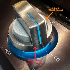Samsung Gas Stove Top Knob Adapter Insert | Five Plastic Stems – No Metal Knob