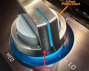 Repuesto de vástago de perilla para estufa de gas Samsung - Colección Chef - Paquete de 5