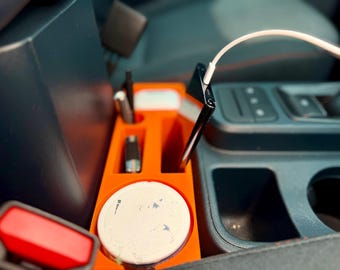 Ford Maverick Organizer framkonsol med telefonhållare
