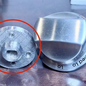 Viking Gas Cooktop Stove 5 PACK Replacement Plastic Knob Stems - Metal Piece NOT Included