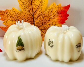 Small Pumpkin Candle Set
